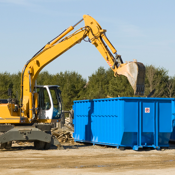 what happens if the residential dumpster is damaged or stolen during rental in Windham County